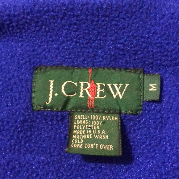 M JCrew fleece winter lined full zip 2 pockets ❤️for lower price and shipping - Picture 2 of 10